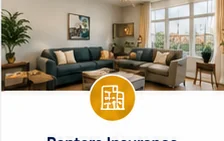 Living room for renters insurance coverage